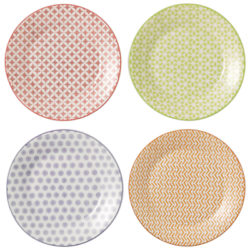 Royal Doulton Pastels Porcelain Plates, Set of 4, Multi